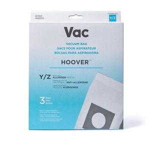 Hoover Vac Type Y/Z Allergen Vacuum
Cleaner Replacement Bags - 3pk